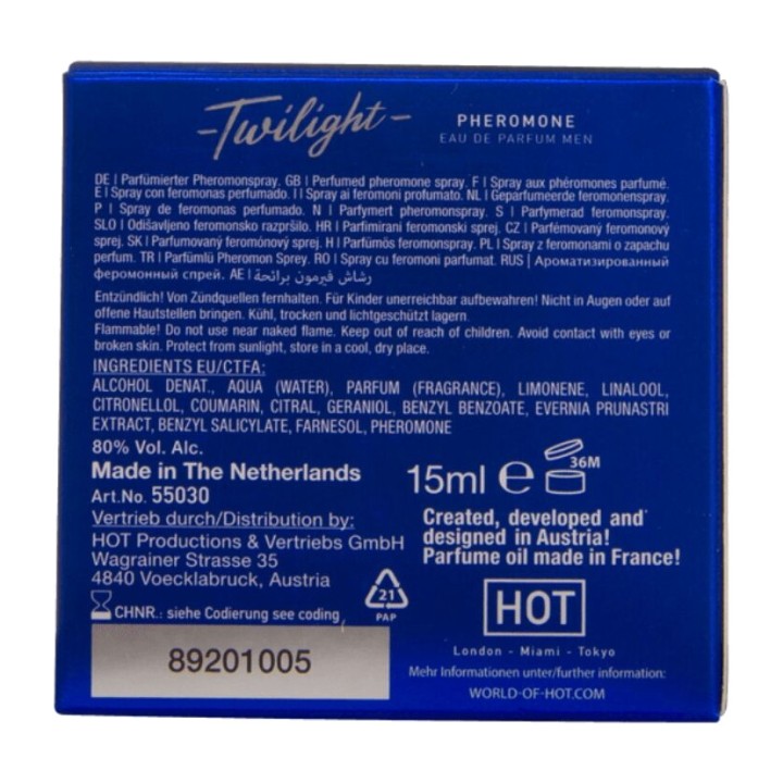 HOT Parfüm s feromonmi pre muža TWILIGHT 15 ML D-245325