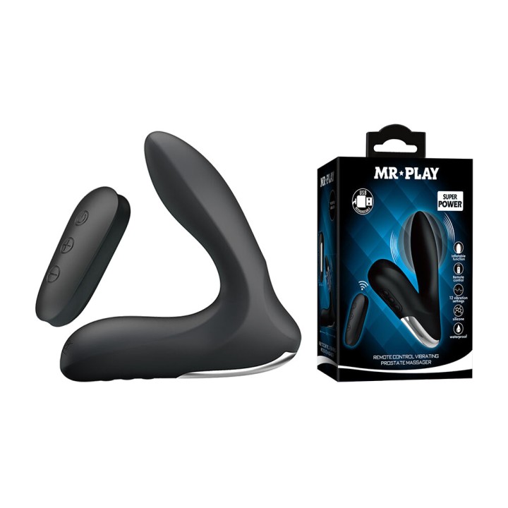 MR PLAY Prostatabeißer mit Vibration und Fernbedienung