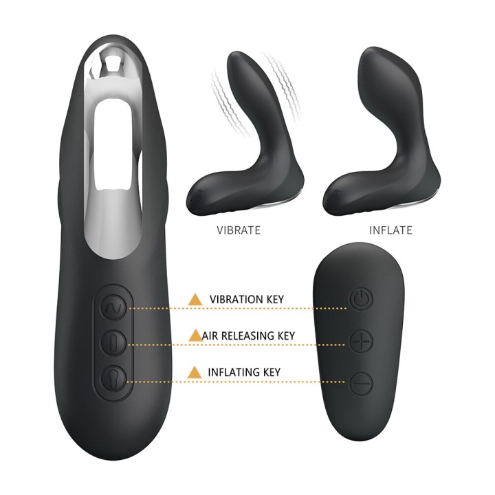 MR PLAY Prostate massager with vibration and remote control