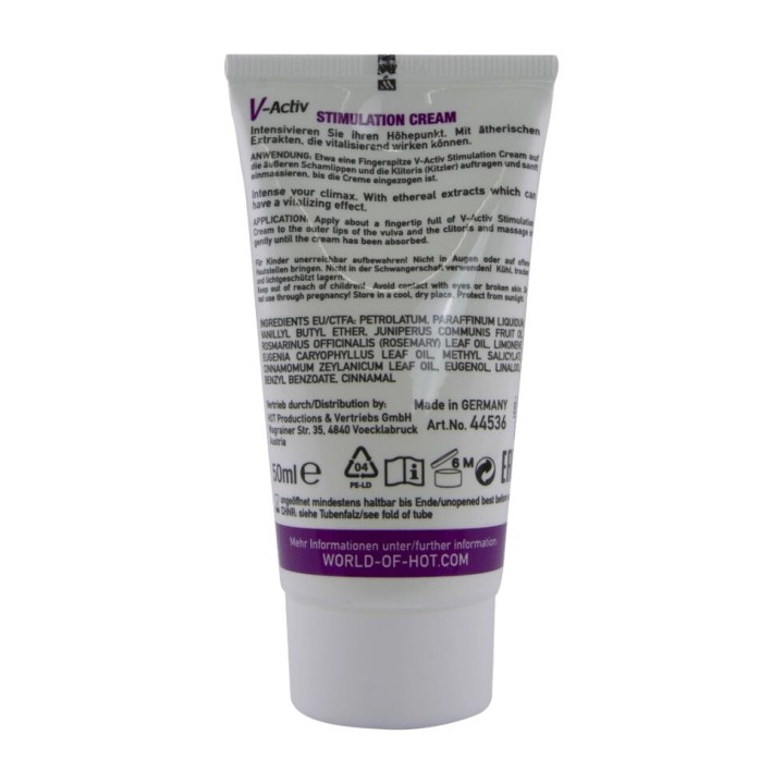 HOT Crema stimolante per donna V-ACTIV 50 ML D-245314