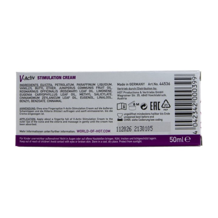 HOT Crema stimolante per donna V-ACTIV 50 ML D-245314