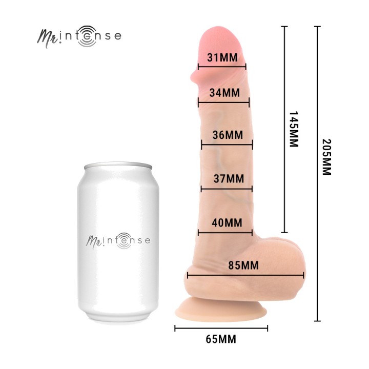 MR INTENSE Ejaculerende siliconen dildo DANNY 20,5CM Ø4CM
