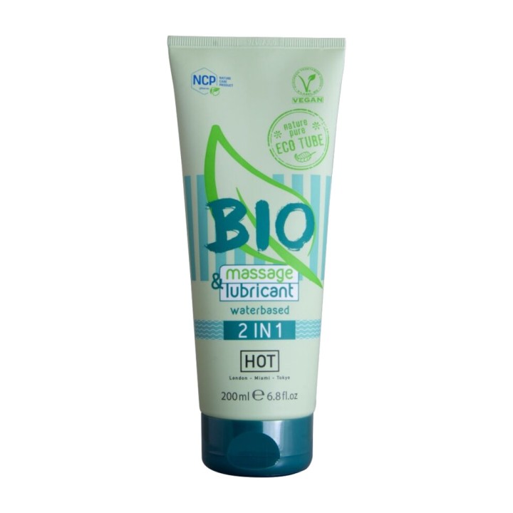 HOT Ecological water-based massage gel and lubricant 2 in 1