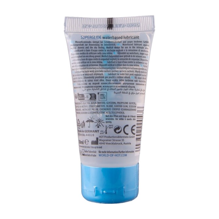 HOT Lubricant bază apă SUPERGLIDE-LIQUID PLEASURE 30 ML