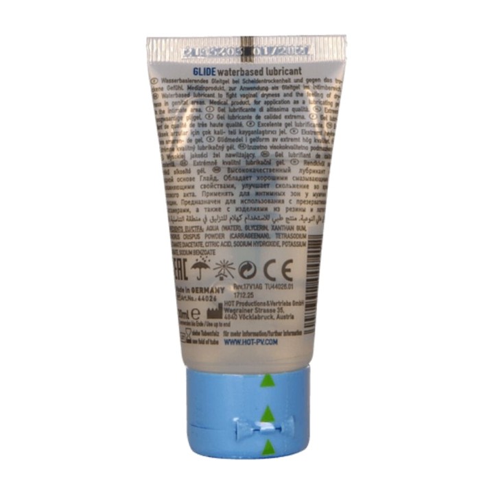 HOT Water-based lubricant GLIDE LIQUID PLEASURE 30 ML