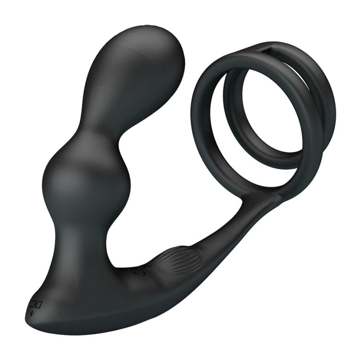 MR PLAY Vibrátori anal és távvezérlésű pingvin csíkkal