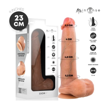 dildo realístic de silicona amb testicles bruce