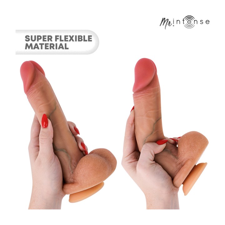 MR INTENSE Dildo ultrarrealístic de silicona amb testicles