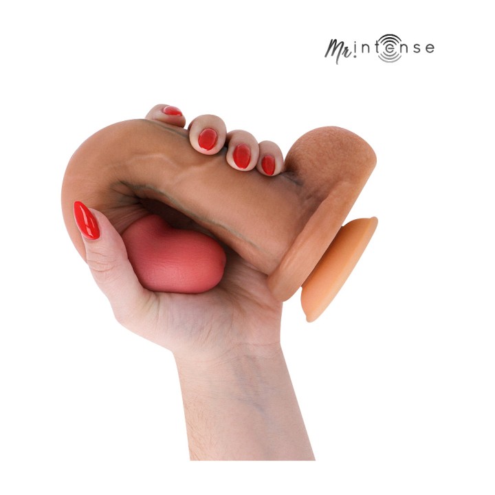 MR INTENSE Ultra-realistic silicone dildo with testicles