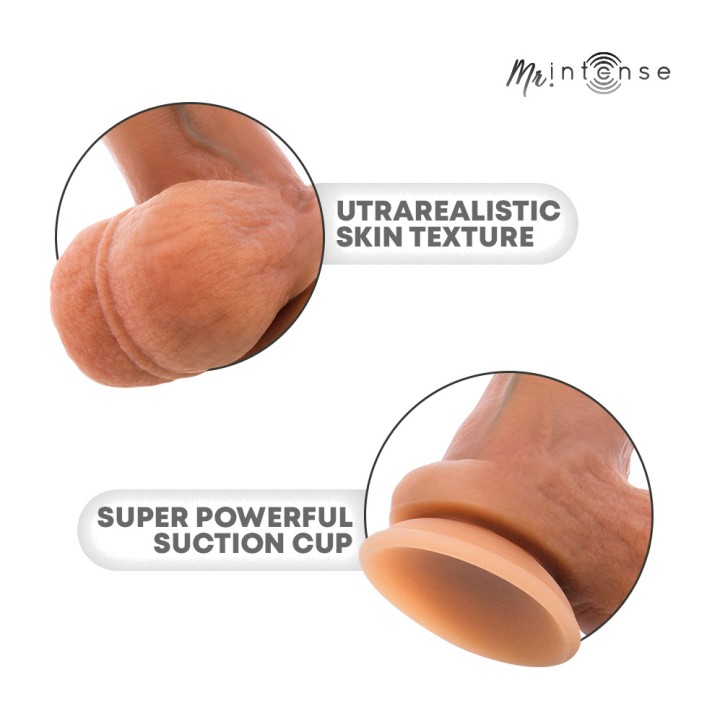 MR INTENSE Dildo ultrarrealístic de silicona amb testicles