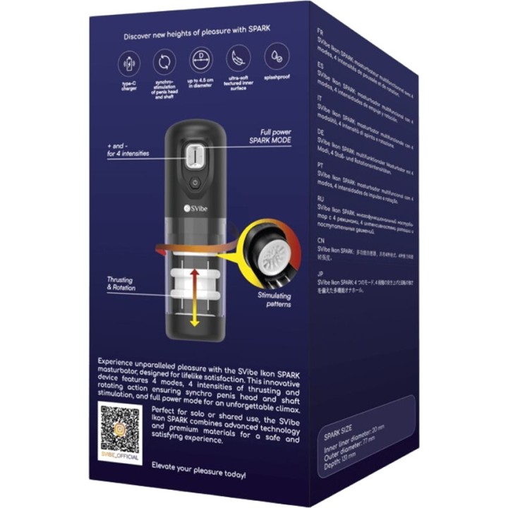 SNAIL VIBE Automatic male masturbator with thrust and