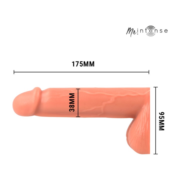 MR INTENSE Realistischer flacher Packer mit Eiern