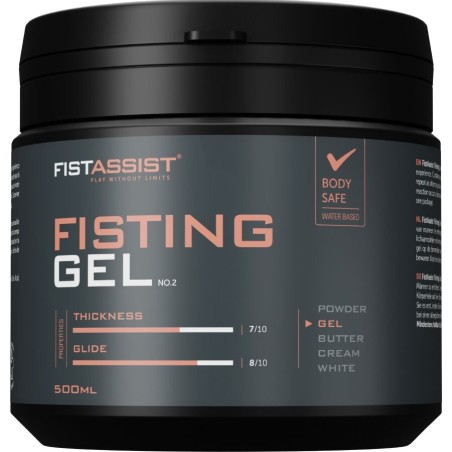 extra thick water-based lubricating gel fist-assist 500 ml