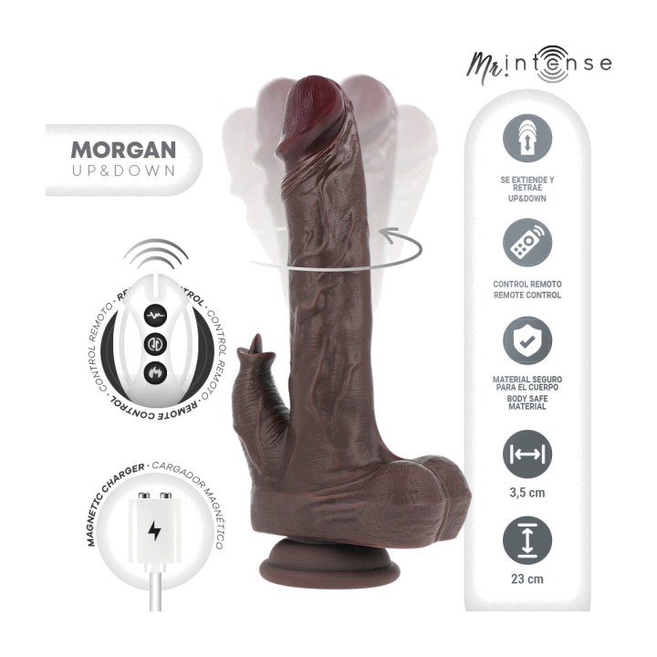 MR INTENSE Realistic multifunction up and down vibrator with