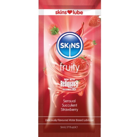 single-dose water-based lubricant with flavor fruity-5ml
