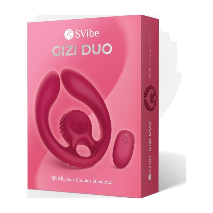 SNAIL VIBE Remote-controlled couples vibrator GIZI DÚO