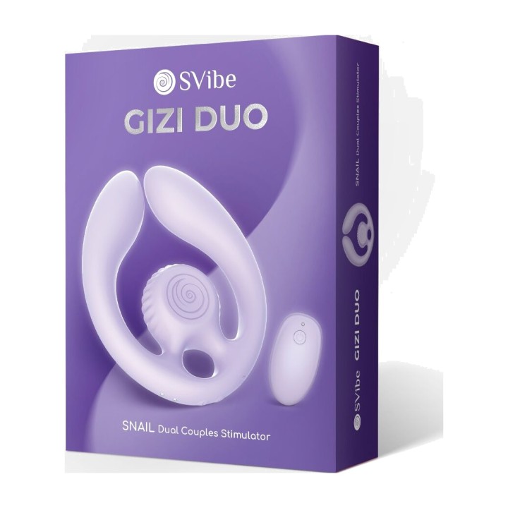 SNAIL VIBE Remote-controlled couples vibrator GIZI DÚO