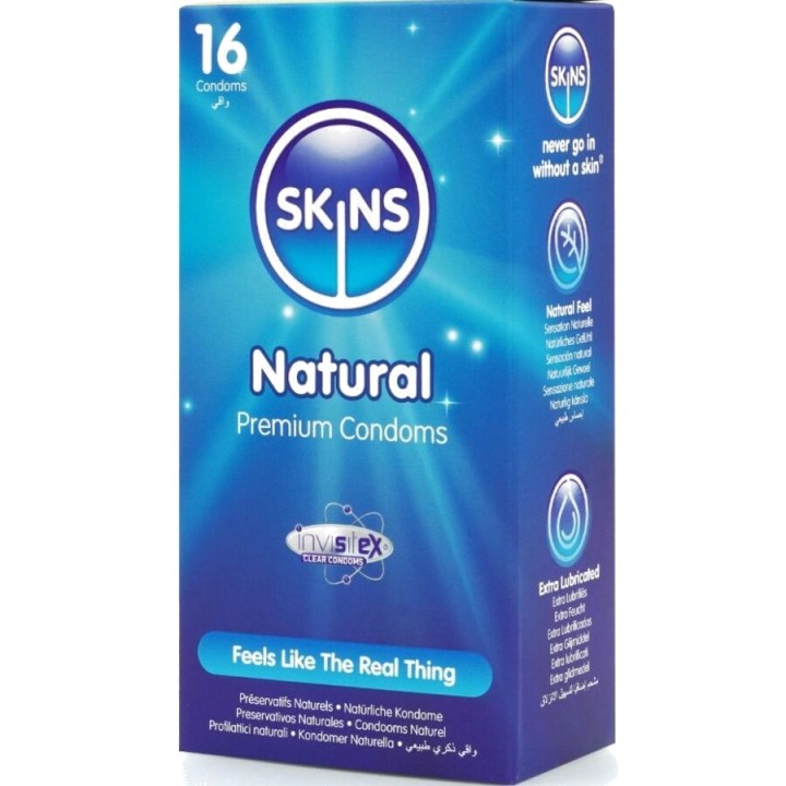 SKINS Preservatius premium NATURAL-16 UDS D-244407