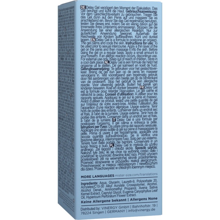 MISTER SIZE Gel retardante per uomo 50 ML D-244578