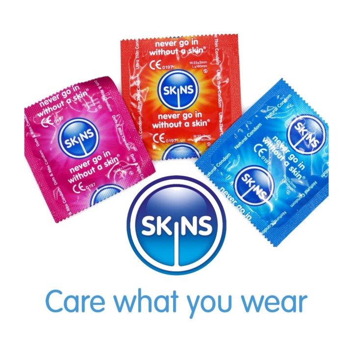 SKINS Sorterede premium kondomer 4 UDS D-244394