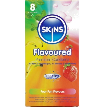preservativi premium a vari gusti multi-8 uds