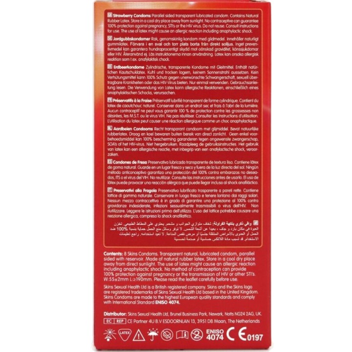 SKINS Preservatius premium de sabor 8 UDS D-244395VAR