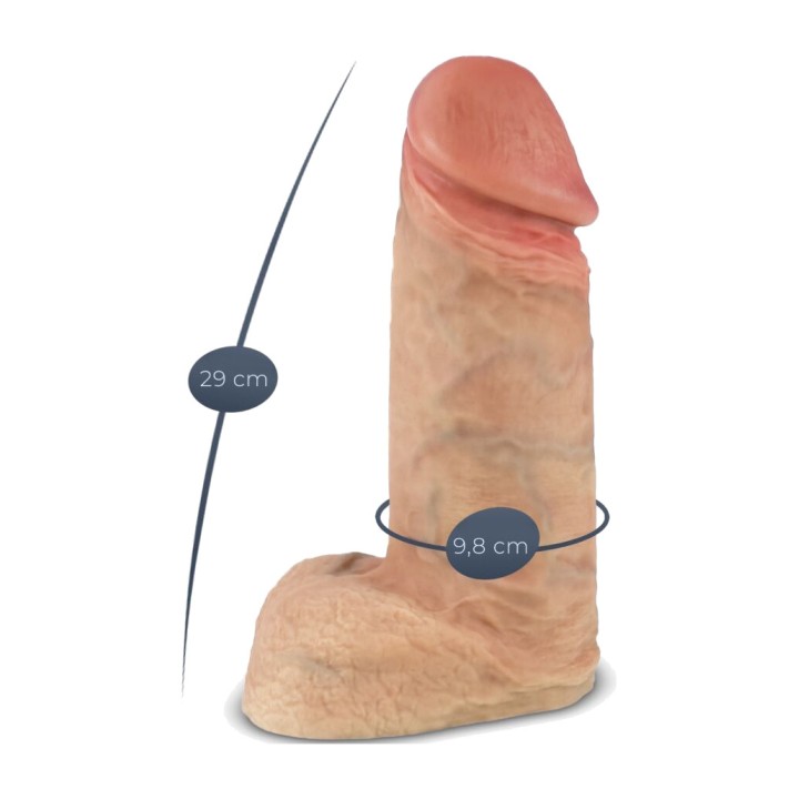 SILEXD Pèny realístic de silicone model 1 XTREME-PREMIUM 28
