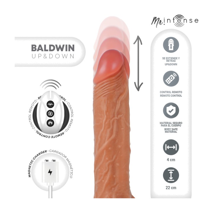 MR INTENSE Realistic multifunction up and down vibrator with