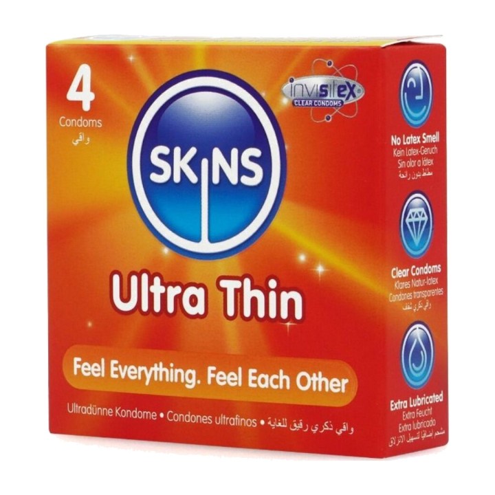 SKINS Preservativi premium ultrafini 4 UDS D-244414