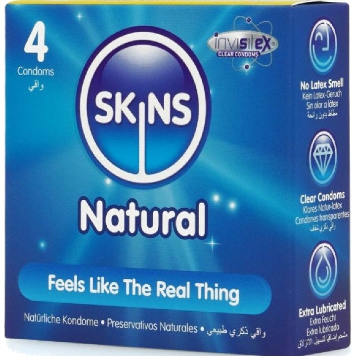 SKINS Premium-kondoma NATURAL-4 UDS D-244409