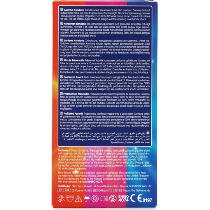 SKINS Premium assorted condoms 8 UDS D-244393