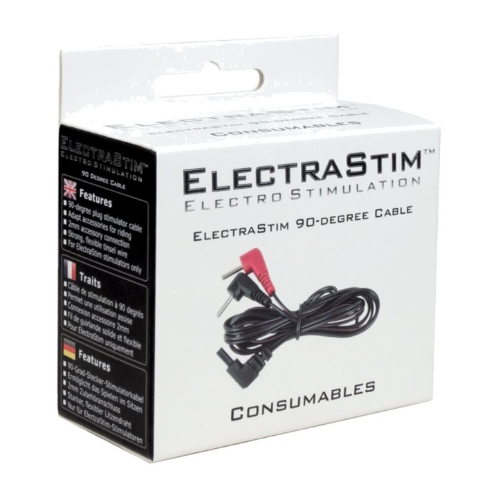 ELECTRASTIM Vinklade elektrostimuleringskabelar 90º D-243697