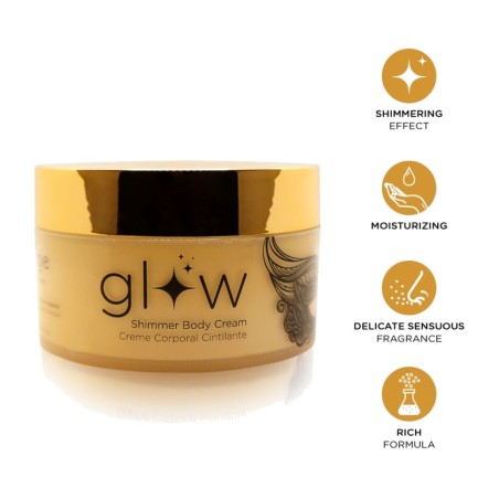 glitter body crème glow 250 ml