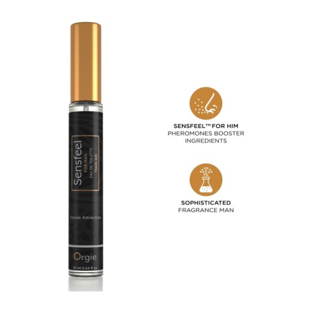 manlig parfüm med feromonboost i resmängd sensfeel-10ml