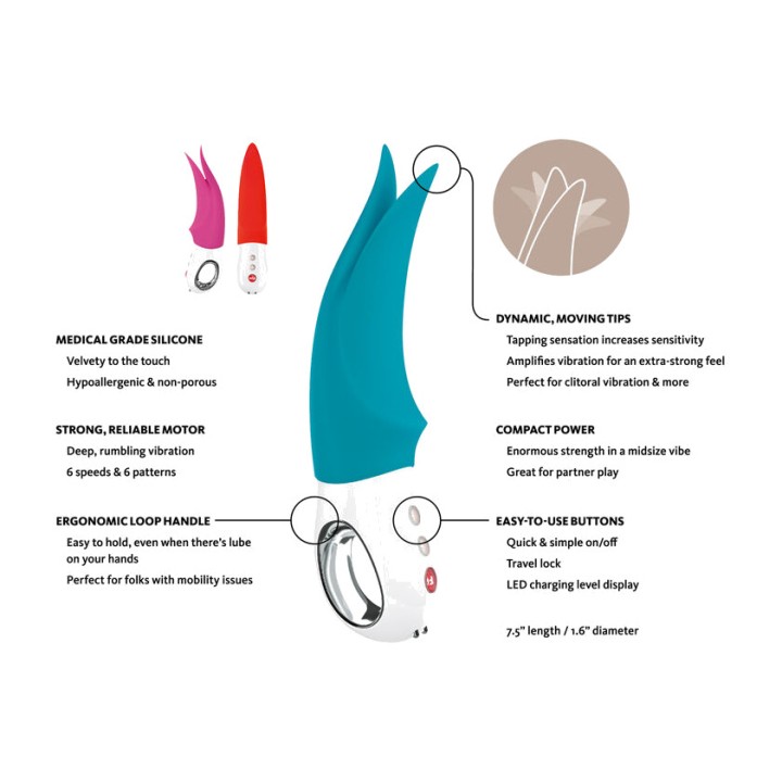 FUN FACTORY Vibratore stimolatore di clitoride ricaricabile