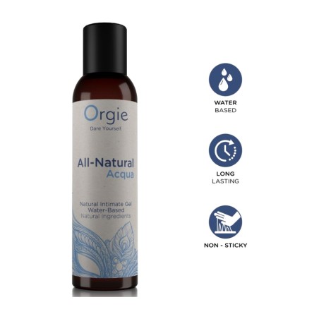gel íntim lubricant de base aigua all-natural 150 ml