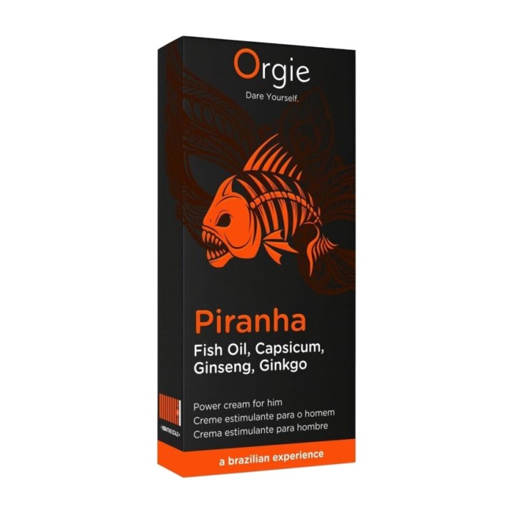 ORGIE Erection enhancer cream for men PIRANHA 15 ML D-246760