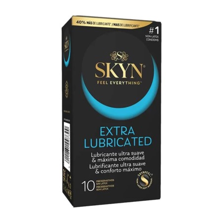 préservatifs extra lubrifiés sans latex 10 uds