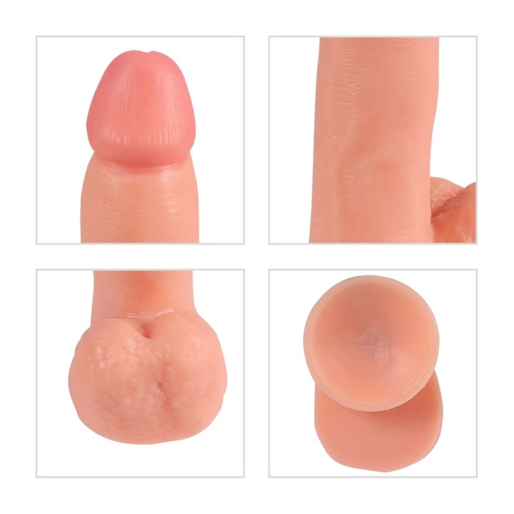 SHEQU Remote-controlled vibrating dildo ADAM 21 CM D-243035