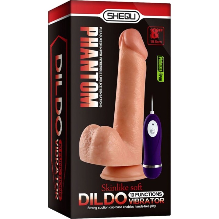 SHEQU Távvezérlésű vibrátor ADAM 21 CM D-243035