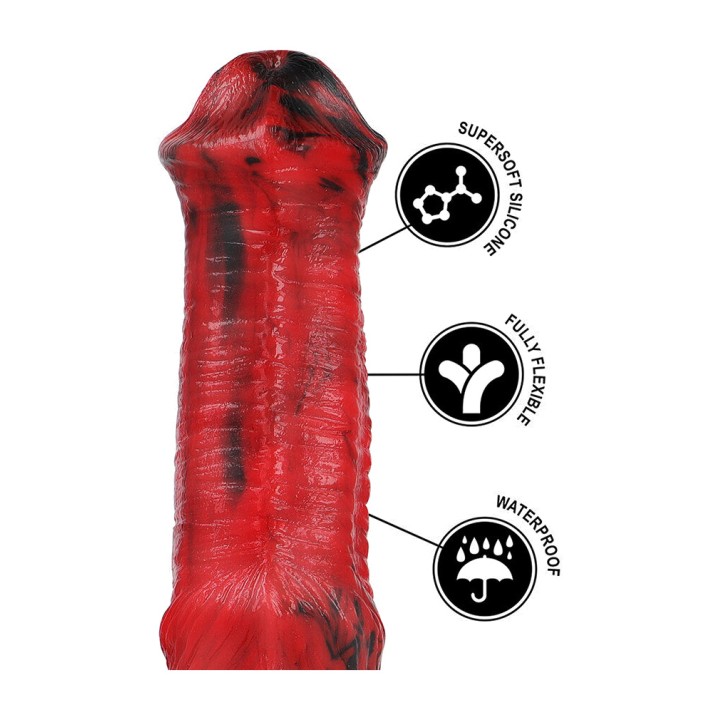 EPIC Dildo de fantasia dragão noturno VULCANUS-52402