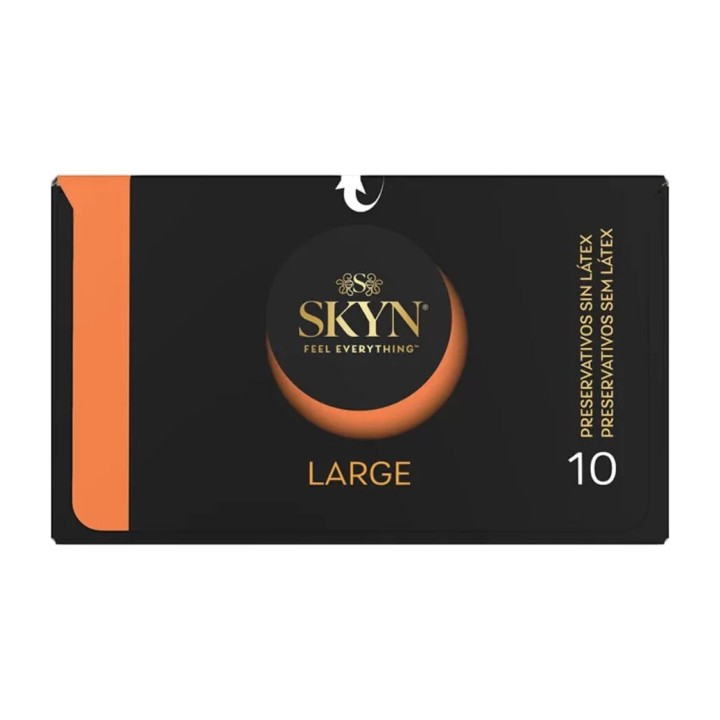SKYN Preservatius sense llatex extra grans LARGE 10 UDS