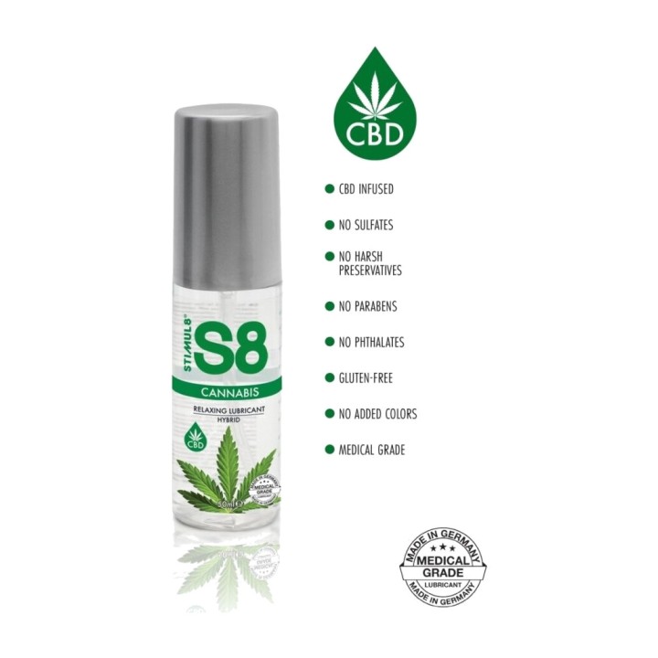 STIMUL8 Lubricant hibrid cu cannabis S8 50 ML D-243739