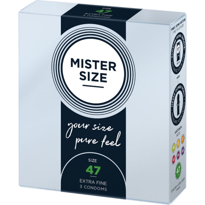 MISTER SIZE Aangepaste condooms 47 MM 3 UDS D-242269