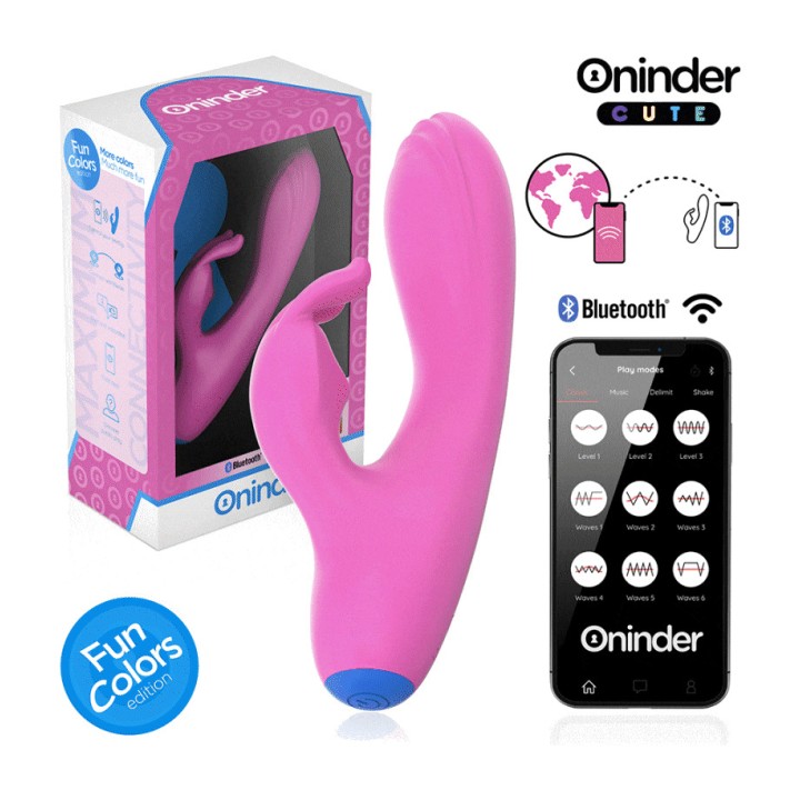 ONINDER Vibrador punt G i clítoris amb app CUTE LOVE BUNNY