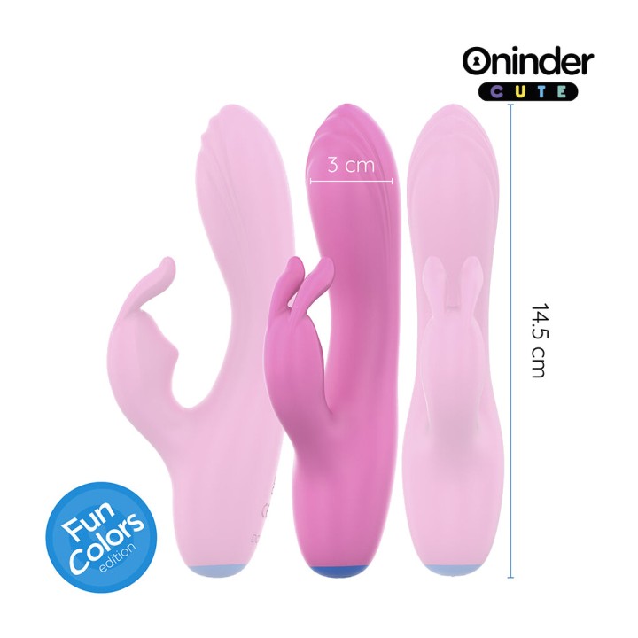 ONINDER Vibrador ponto G e clitóris com app CUTE LOVE BUNNY