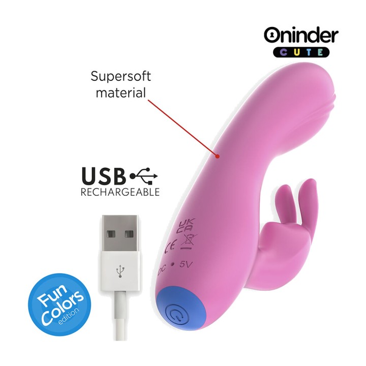ONINDER Vibrateur point G et clitoris avec application CUTE