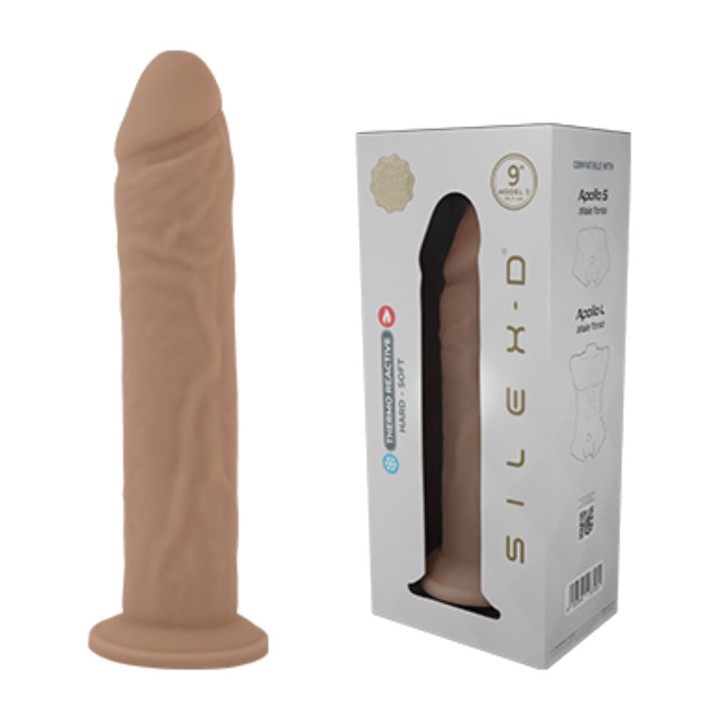 SILEXD Realistic liquid silicone penis model 9 22,8 CM