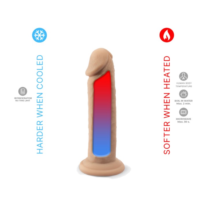 SILEXD Pèny realístic termorreactiu de silicona model 2 15,4