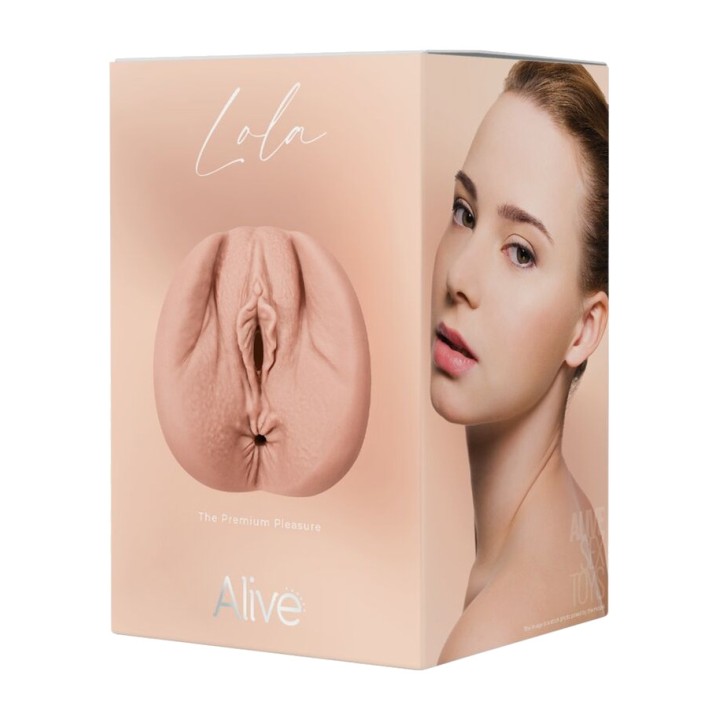 ALIVE Dobbelt vagine og anus stimulator super realistisk